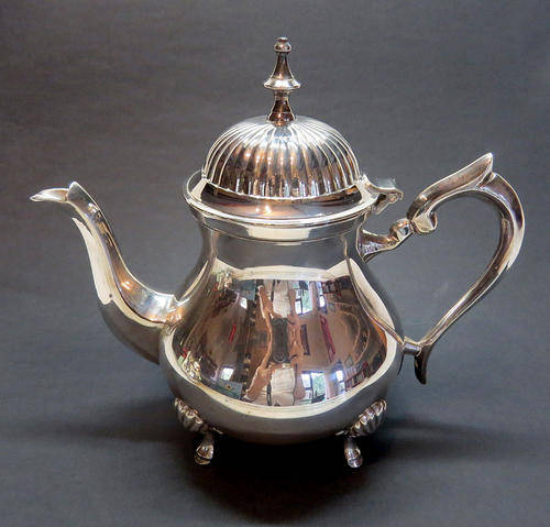 Silver plated tea pot
