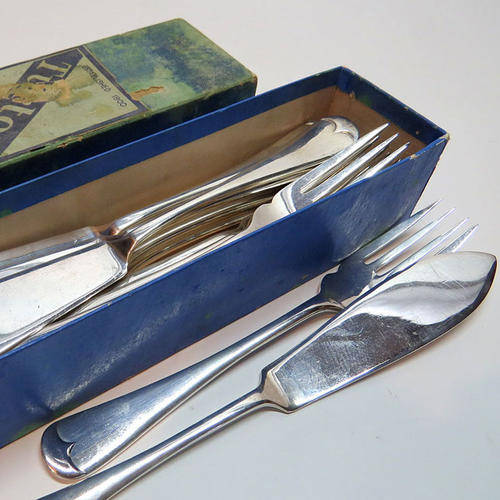 8 x fish knives and forks Heavy quality