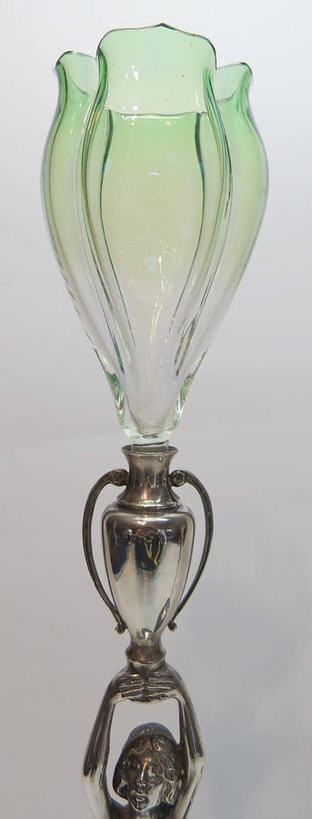 Art Nouveau Stirling silver figurines