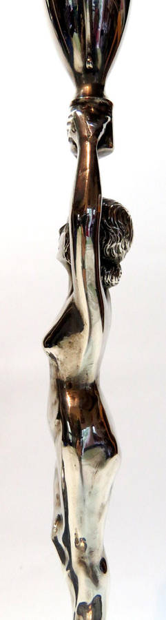 Art Nouveau Stirling silver figurines