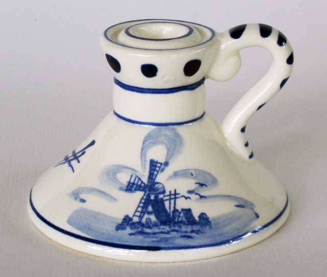 Small Delft Candle holder