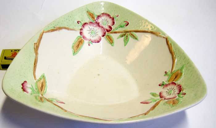 Brentleigh Ware Staffordshire 3 corner fruit bowl