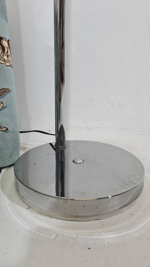 Chrome Curved Floor Lamp