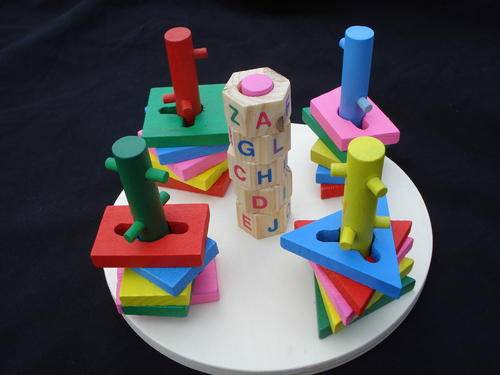 ** NEW** COLOURED BUILDING BLOCKS ON COLUMNS!!!