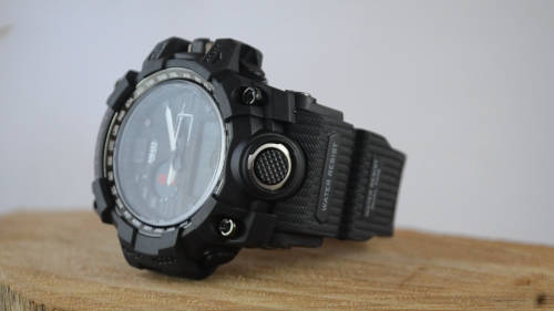 SMAEL 1545 Black Multifunction Watch