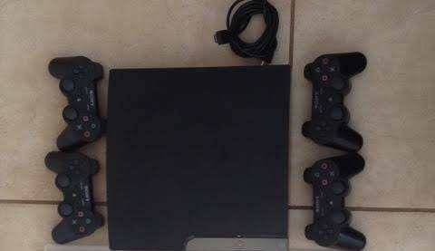 Sony PS3 250GB console with 4 Remote +  11 Stunning Games