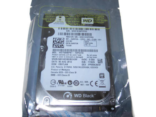 Brand New Sealed Western Digital 2.5 Laptop Drive 750GB***