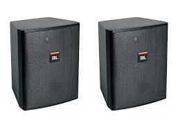 JBL Control 25 Two Way Indoor/Outdoor Monitor with 5.25" Woofer in Black Enclosure - (Pair)