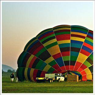 Hot Air Balloon trip & champagne breakfast by SATSA