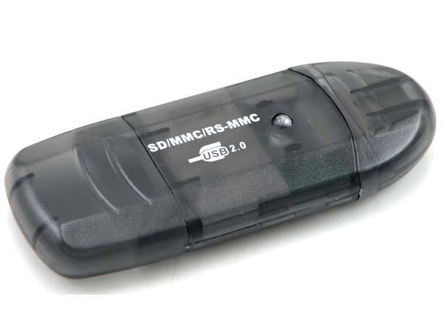 USB SD / MMC / RS-MMC Memory Card Reader
