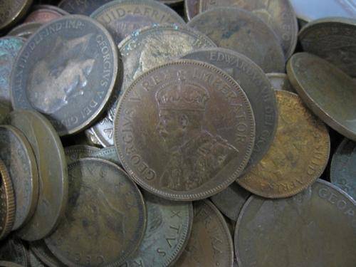 ###MIXED BATCH OF WORLD COPPER COINS###  A TOTAL OF 10,4KG ### WINNER TAKES ALL