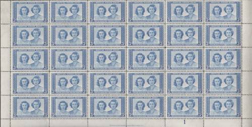 BECHUANALAND - IMPRINT WITH PLATE NUMBER, BOTTOM HALVES OF SHEETS, MINT, SEE SCANS