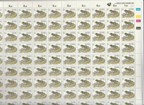 RSA SIXTHDEFINITIVE SHEETS(X2) (FOLDED MINT NICE ITEM