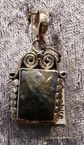 Sterling silver pendant - SAPPHIRE - Dreams Collection