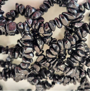 Natural chipstrand bracelet - SHUNGITE