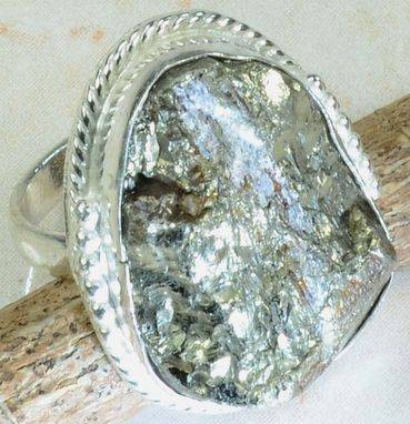 Sterling silver ring - PYRITE