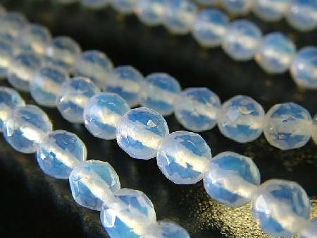 5mm OPALITE facetted round beads