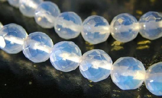 8mm OPALITE facetted round beads