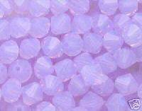 VIOLET OPAL Swarovski 6mm bicone