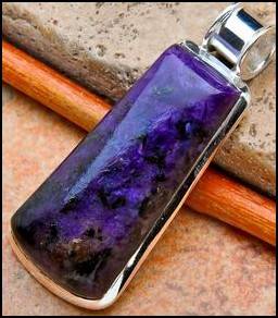 Sterling silver pendant - SUGILITE - Dreams Collection