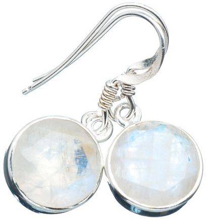 Sterling silver earrings - RAINBOW MOONSTONE - Dreams Collection