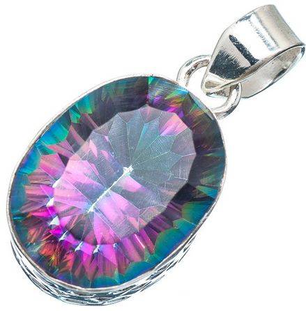 Sterling silver pendant - MYSTIC TOPAZ - Dreams Collection
