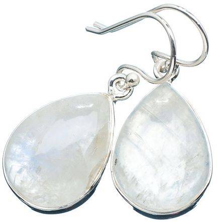Sterling silver earrings - RAINBOW MOONSTONE - Dreams Collection
