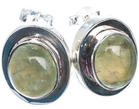 Sterling silver earrings - PREHNITE - Dreams Collection