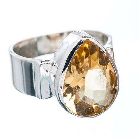 Sterling silver ring - CITRINE - Dreams Collection (size 6 / M)
