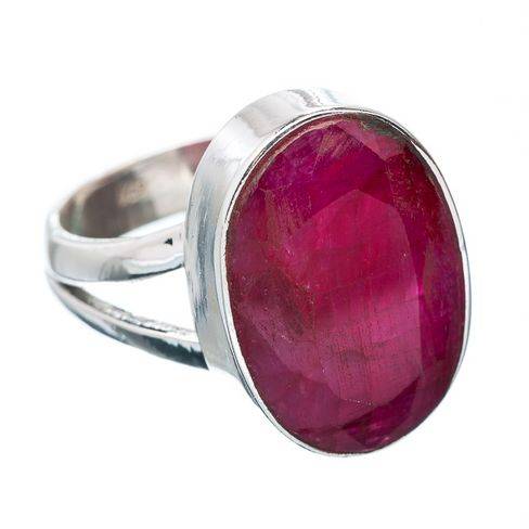 Sterling silver ring - RUBY - Dreams Collection (size 5.5 / L)