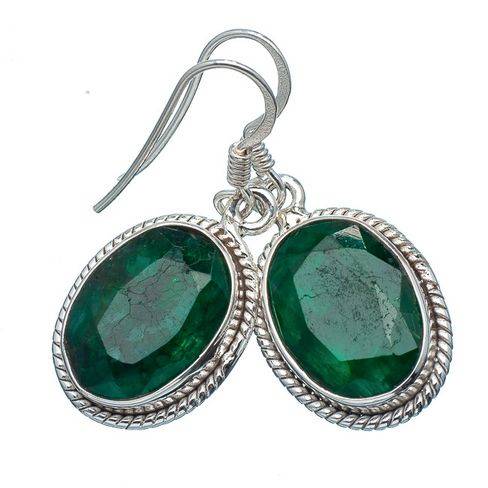 Sterling silver earrings - EMERALD - Dreams Collection