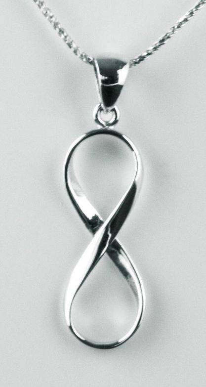 Sterling silver pendant - INFINITY