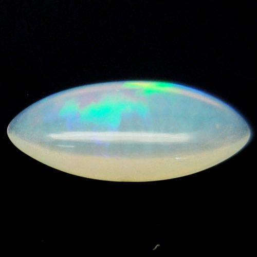 100% Natural ETHIOPIAN OPAL marquise cabochon (Welo, Ethiopia, Africa) 1.31 cts