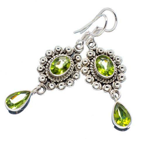 Sterling silver earrings - PERIDOT - Dreams Collection