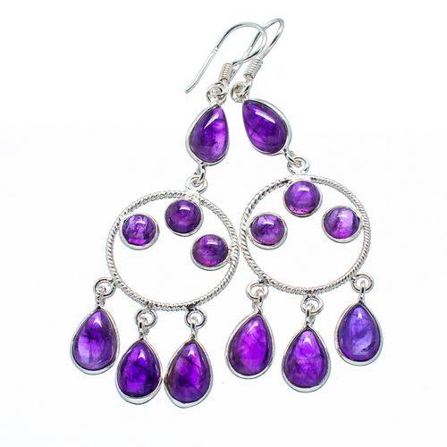 Sterling silver earrings - AMETHYST - Dreams Collection