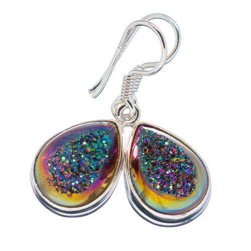 Sterling silver earrings - TITANIUM DRUZY - Dreams Collection