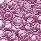 CHAIN MAILLE jump rings - Dark pink / lilac - sold in packs of 10