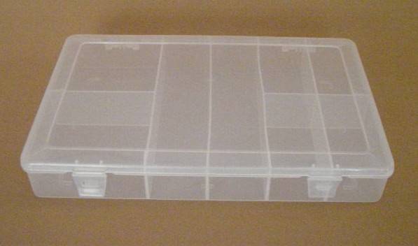 Organiser box 8 compartments - a safe place for all your small beads & findings - sold individually