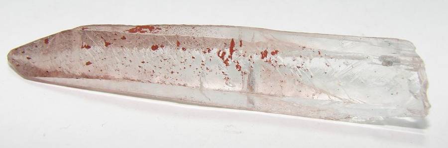 Natural unpolished / raw LEMURIAN SEED QUARTZ point