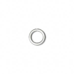 Special import!  5mm ALUMINIUM jump rings - silver - Sold per pack of 5