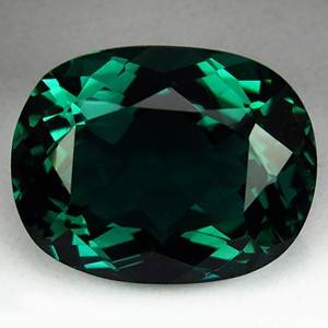LUNCHTIME MADNESS! 19.65 cts Natural TOURMALINE GREEN QUARTZ cushion facet (Africa)