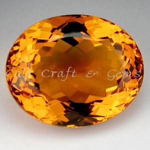 LUNCHTIME MADNESS! 20.65 cts Natural CITRINE oval facet (Brazil)