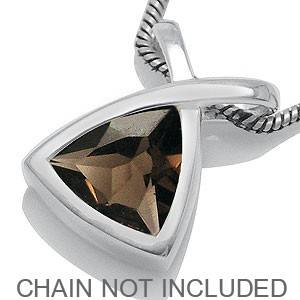 Smoky Quartz pendant in Sterling Silver
