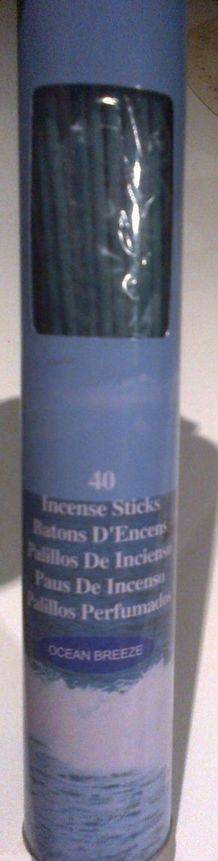 INCENSE GIFT SET - OCEAN BREEZE (40 sticks plus burner included)