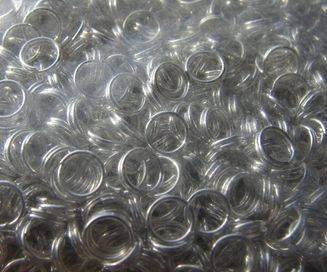 5mm SILVER split rings - Sold per pack of 50