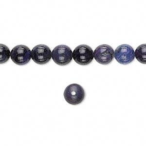 Natural DUMORTIERITE 6mm round beads