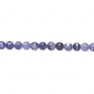 Natural SODALITE 4mm round beads