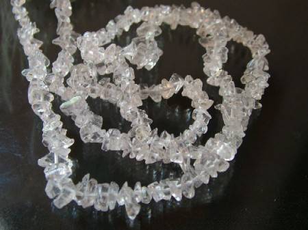 CLEAR CRYSTAL QUARTZ chips - use on it's own or work it into gemstone jewellery