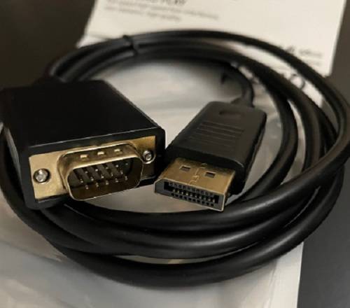 1.8m DisplayPort To VGA Adapter