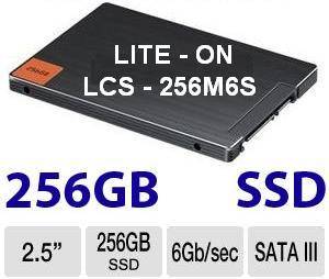 LITE - ON 2.5" SSD SATA INTERNAL HARD DRIVE (256GB) BRAND NEW